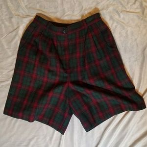 VINTAGE PLAID SHORTS